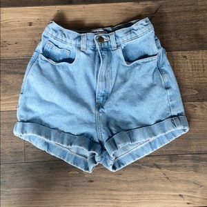 American Apparel High Waisted Shorts
